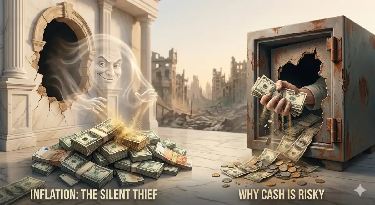 Inflation: The Silent Thief and Why Cash Is Risky